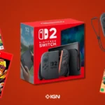 Nintendo Switch 2 ganha pacotes promocionais com jogos e acessórios na Amazon