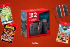 Nintendo Switch 2 ganha pacotes promocionais com jogos e acessórios na Amazon